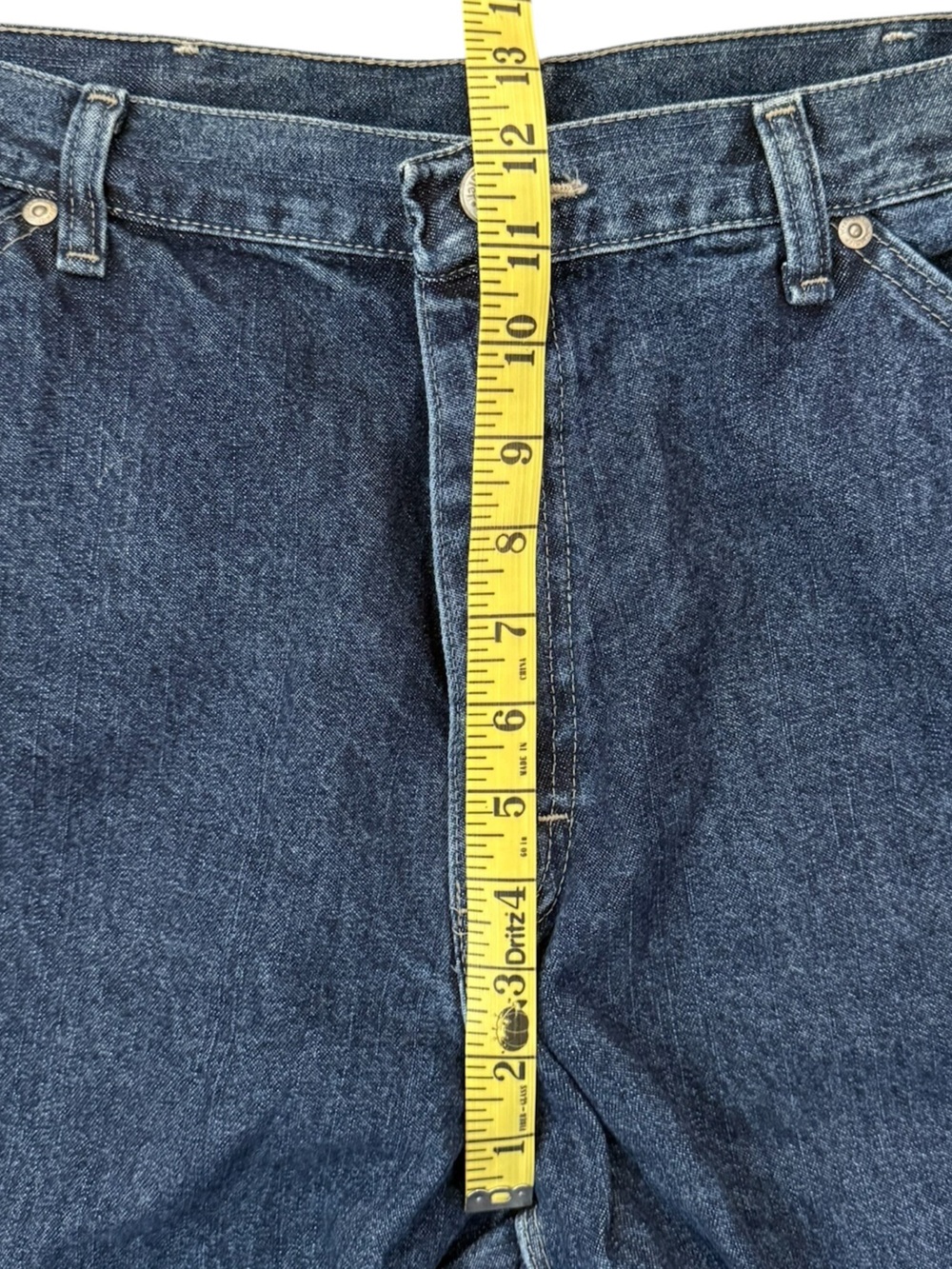 NWT VTG Wrangler Carpenter Jeans Relaxed Straight 34x34 Raw Hem 31L Skater - Picture 11 of 16